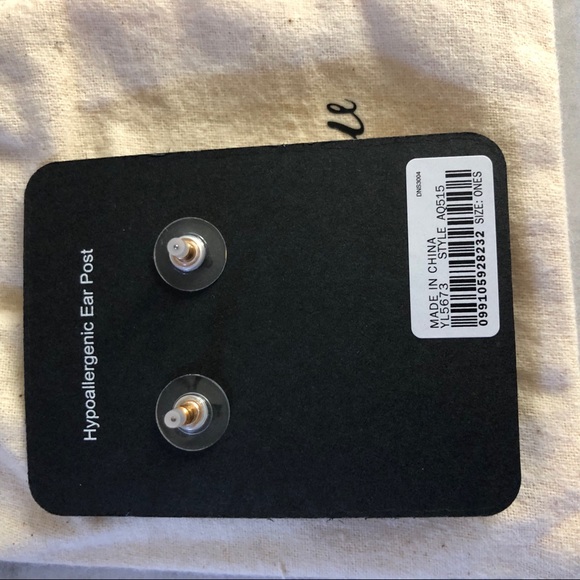 J. Crew Beaded Tassel Stud Earrings Rich Saffron - Picture 4 of 7